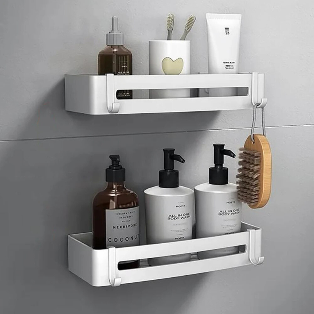 Wall-Mounted Aluminium Shower Caddy