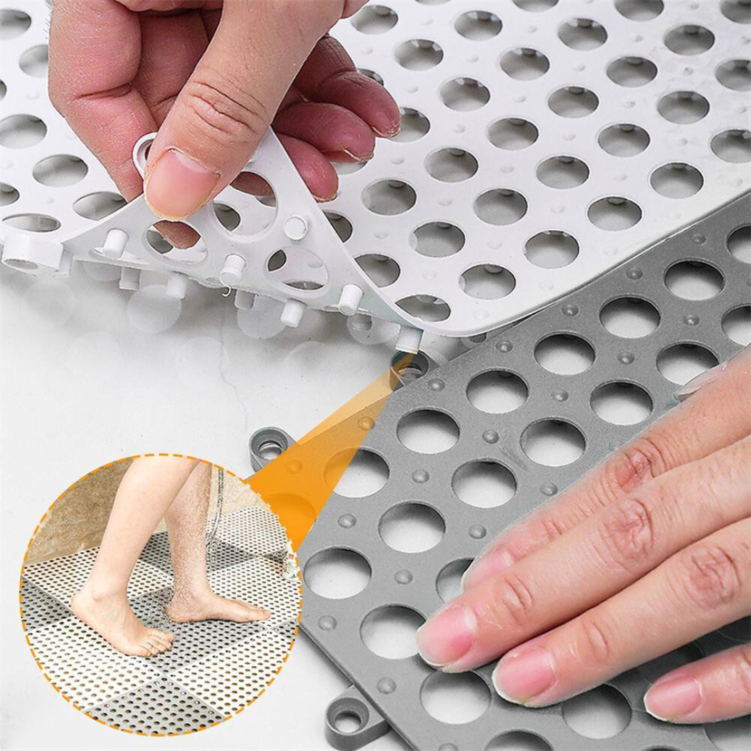 Non-Slip Bathroom Safety Mat with Quick-Dry Design