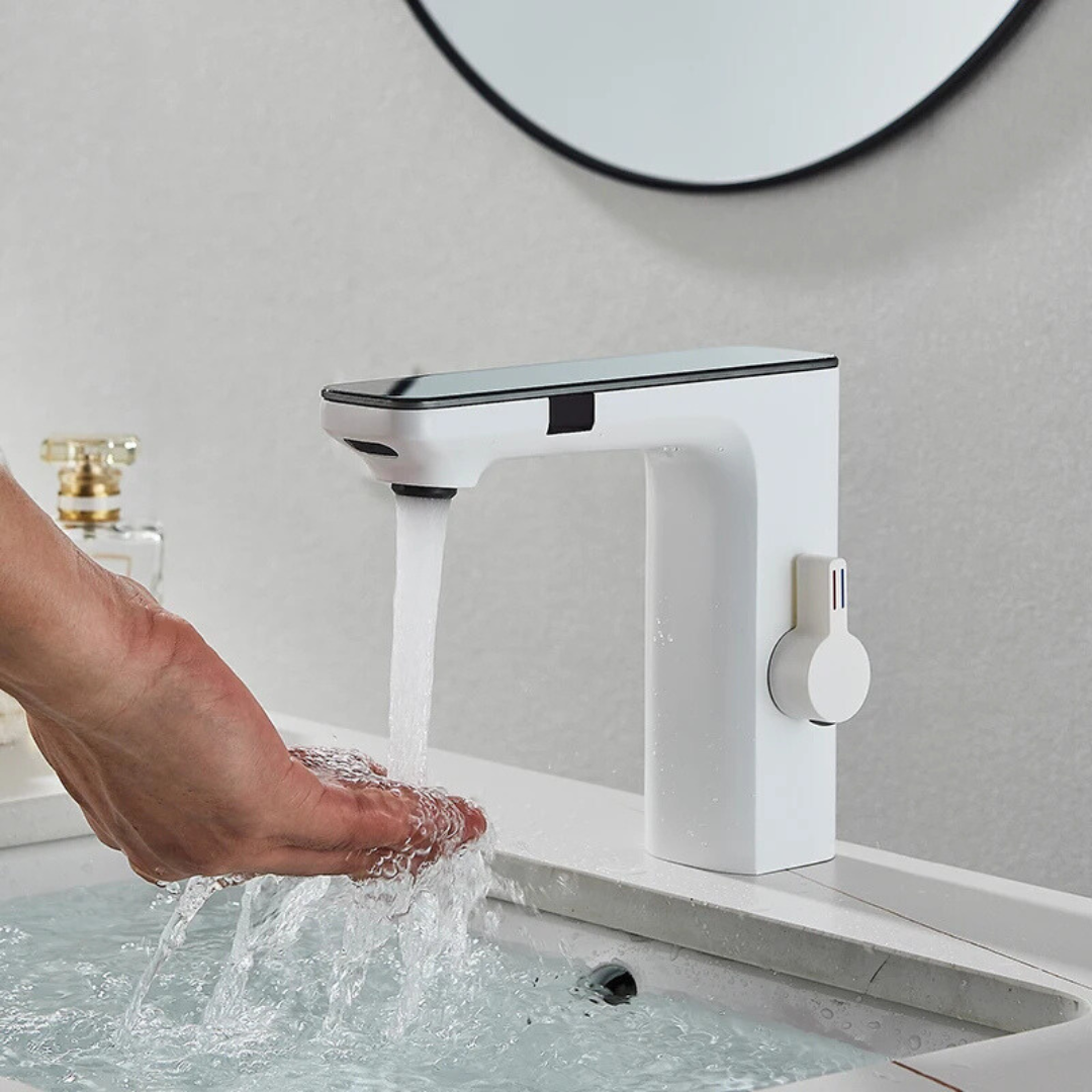 Smart Sensor Touchless Basin Faucet with Digital Display